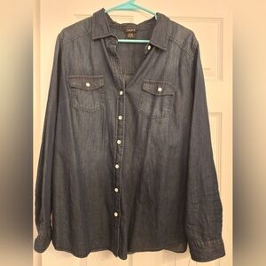 Torrid Indigo Denim Shirt